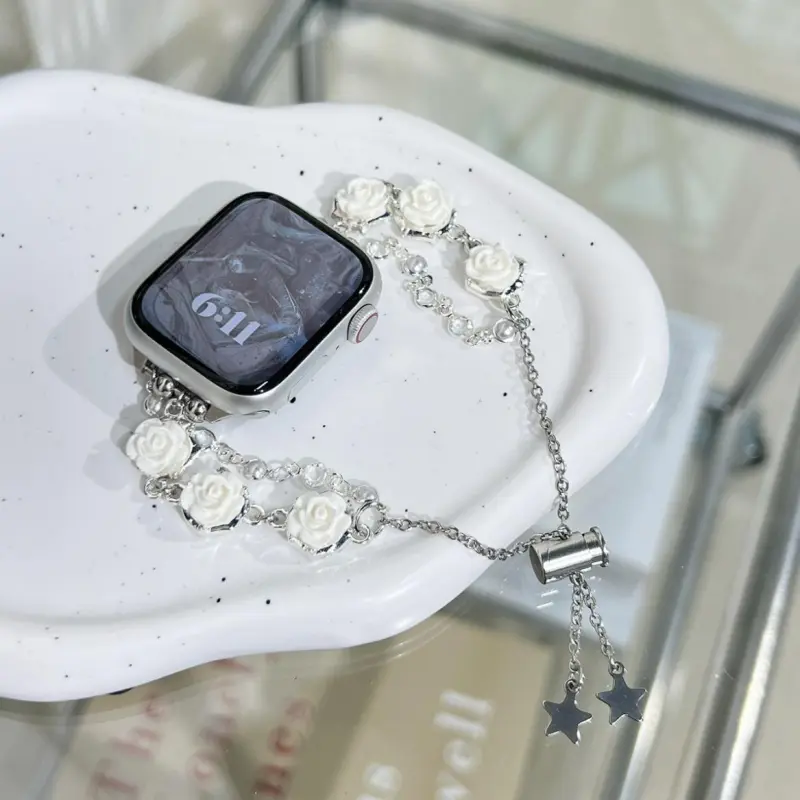 KVZUVUU IwatchS10/s9/8/7/6/Ultra Apple Compatibility Watch Band Metal-3