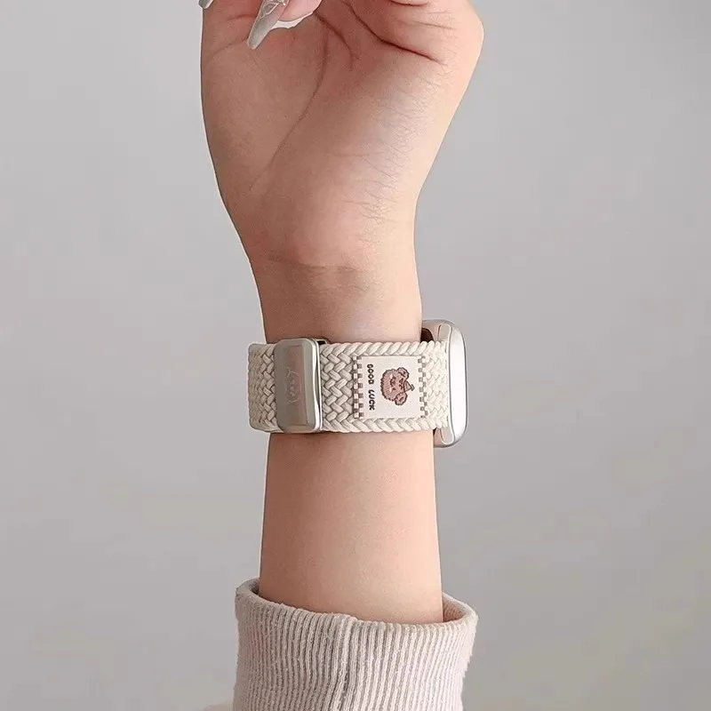 KVZUVUU Apple Compatibility Watch Band 180mm Nylon Material-2