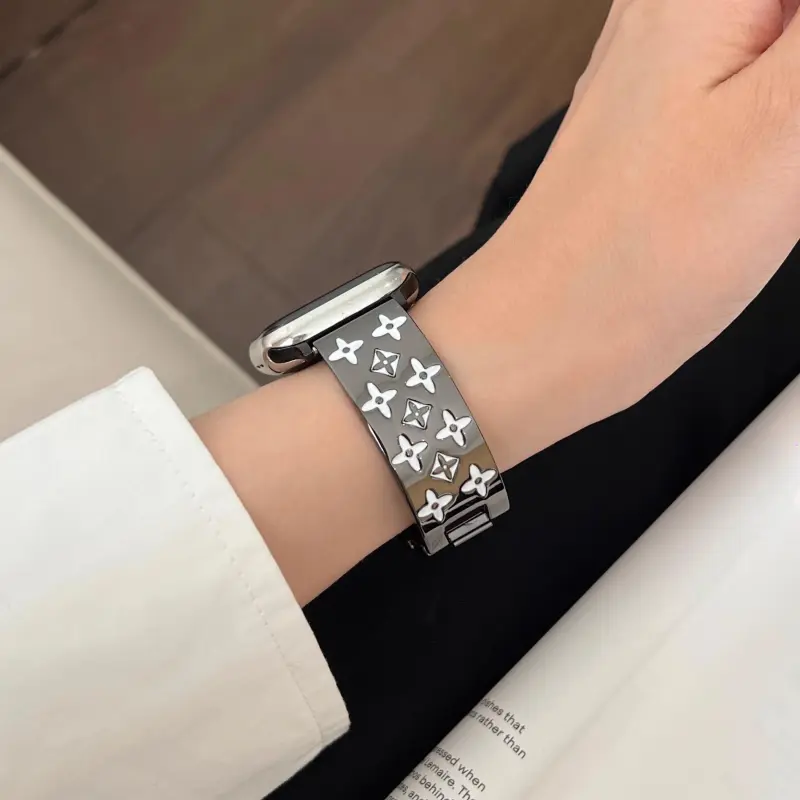 KVZUVUU Watch Band Apple Compatibility Metal-22