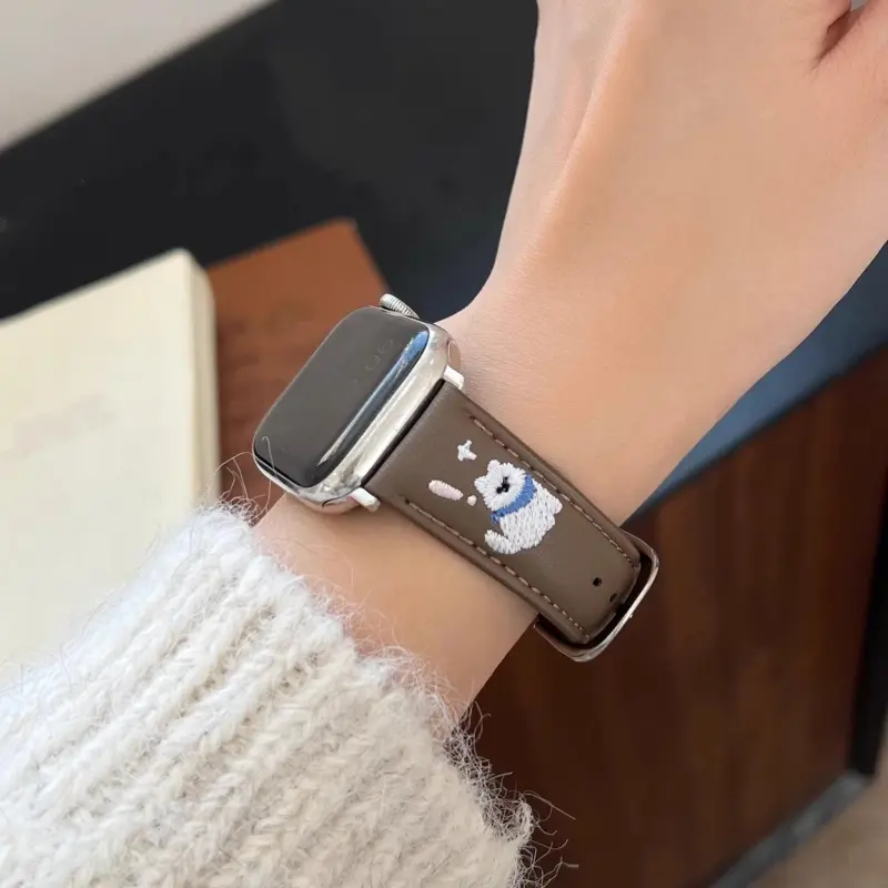 KVZUVUU Apple Compatibility Watch Band Metal-19