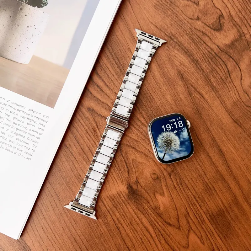 KVZUVUU Apple Compatibility Watch Band Metal-31