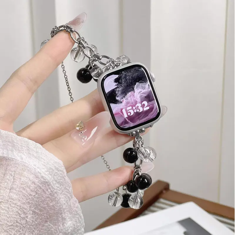 KVZUVUU Apple Compatibility Watch Band Metal-7