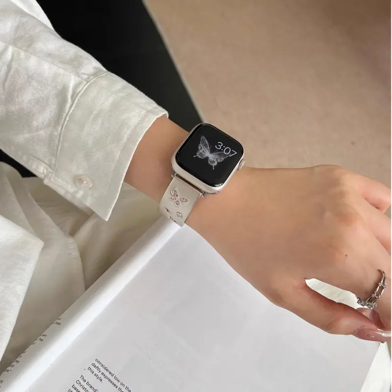 KVZUVUU Watch Band Apple Compatibility Metal-1