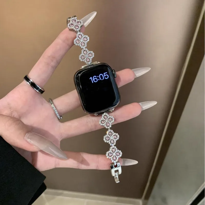KVZUVUU Apple Compatibility Watch Band Metal-2