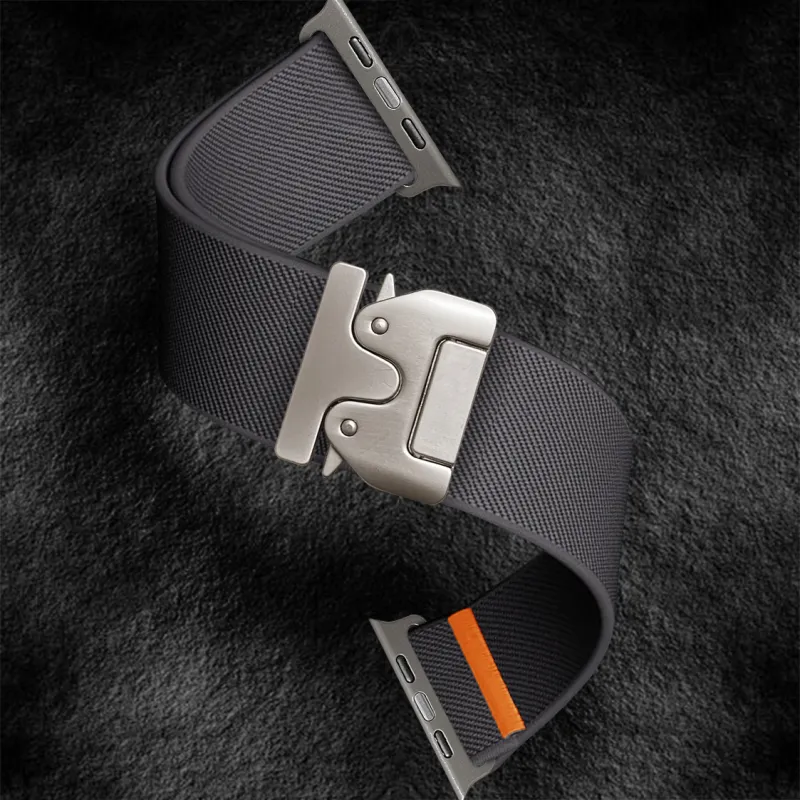 KVZUVUU Apple Compatibility Watch Band Nylon Material-17