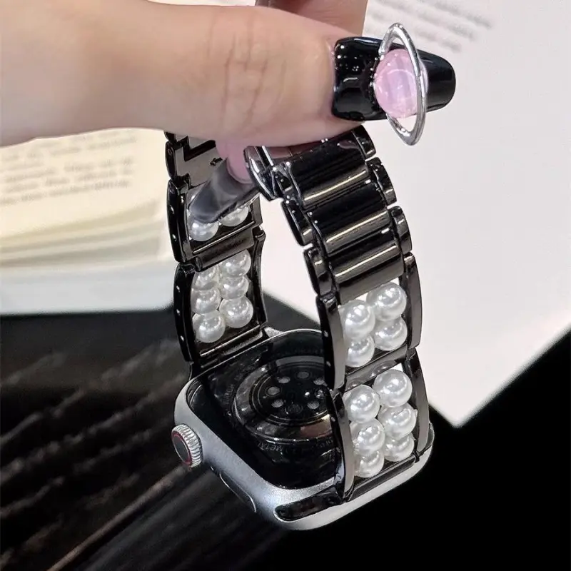 KVZUVUU Apple Compatibility Watch Band Metal-8