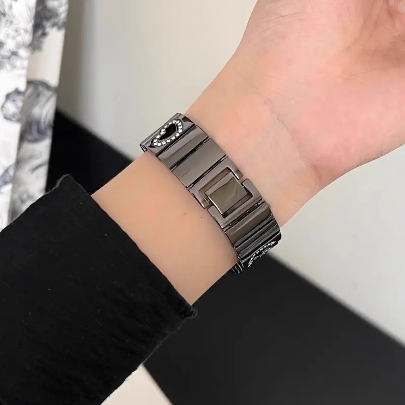 KVZUVUU Watch Band Apple Compatibility Metal-18