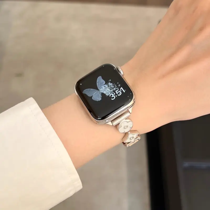 KVZUVUU IwatchS10/s9/8/7/6/Ultra Apple Compatibility Watch Band Cowhide Leather Material-11