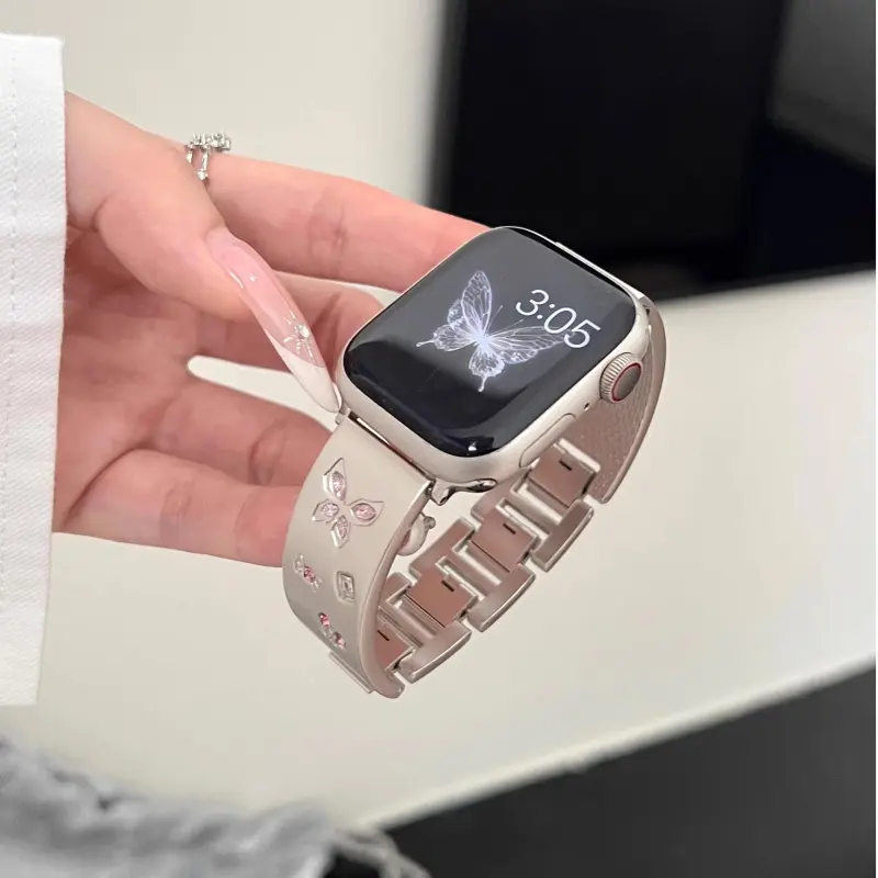 KVZUVUU Watch Band Apple Compatibility Metal-2