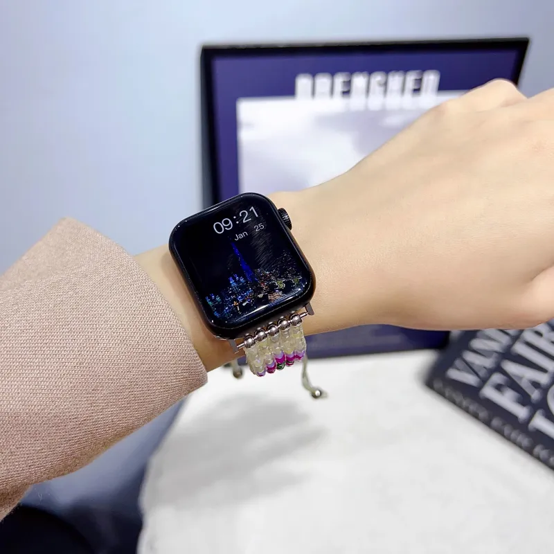 KVZUVUU Apple Compatibility Watch Band Fabric Material-9