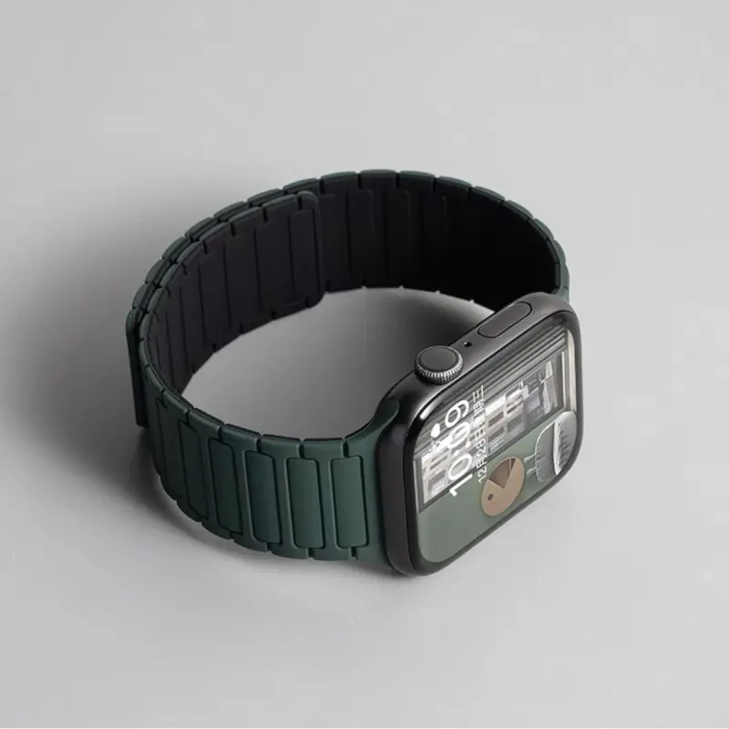 KVZUVUU Apple Compatibility Watch Band Silicone Material-10
