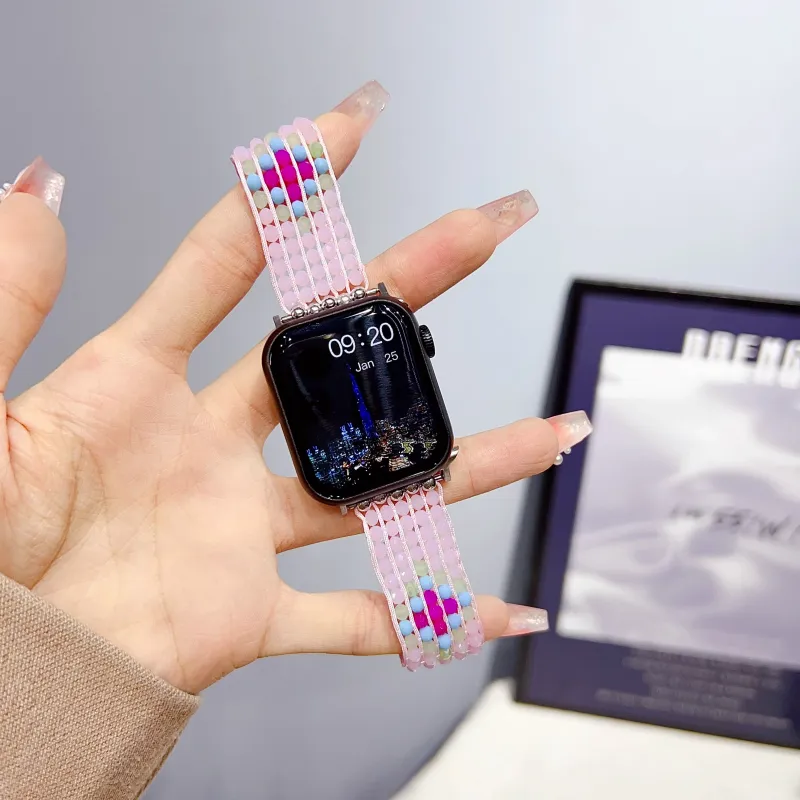 KVZUVUU Apple Compatibility Watch Band Fabric Material-6