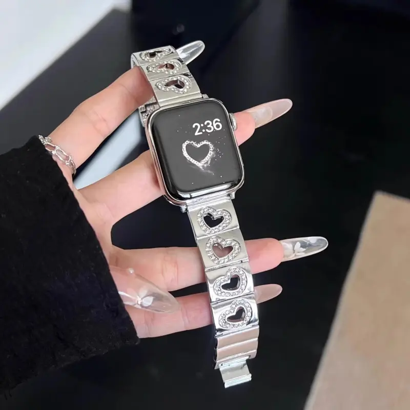 KVZUVUU Watch Band Apple Compatibility Metal-9