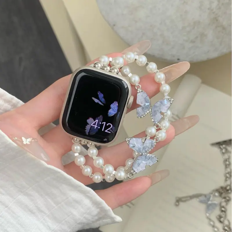 KVZUVUU Apple Compatibility Watch Band Metal-7