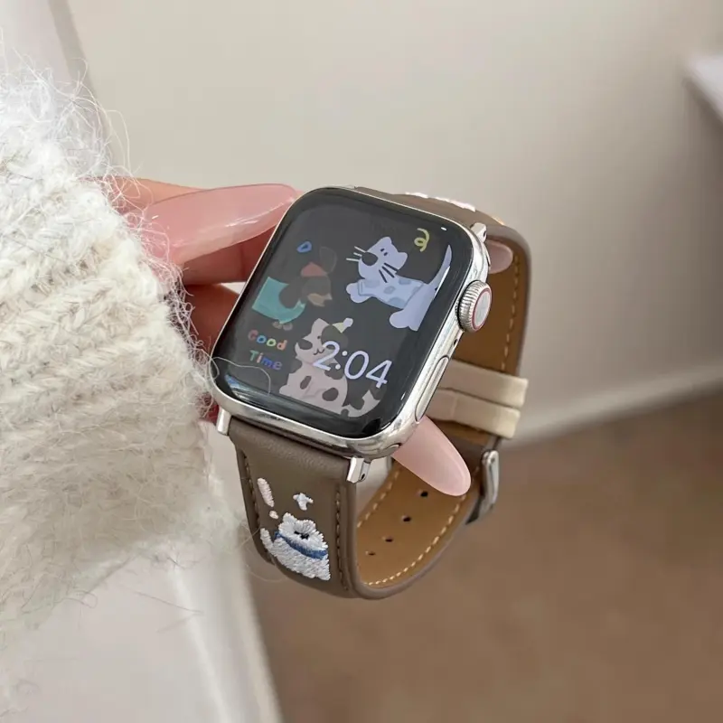 KVZUVUU Apple Compatibility Watch Band Metal-23