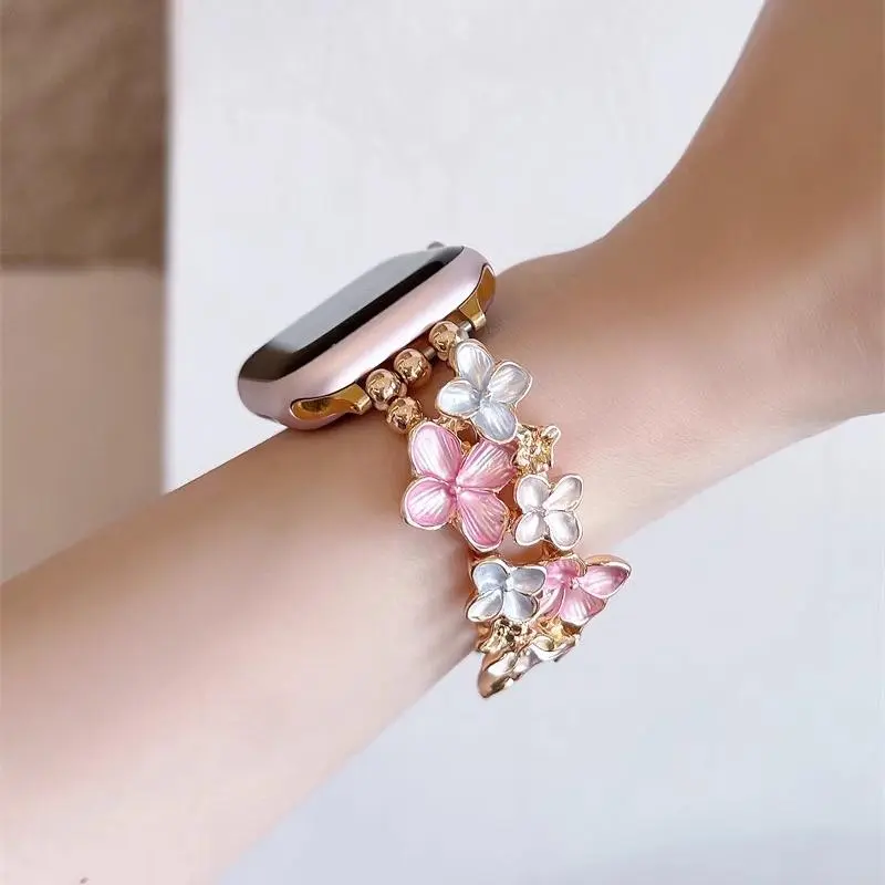 KVZUVUU Watch Band Apple Compatibility Metal-3