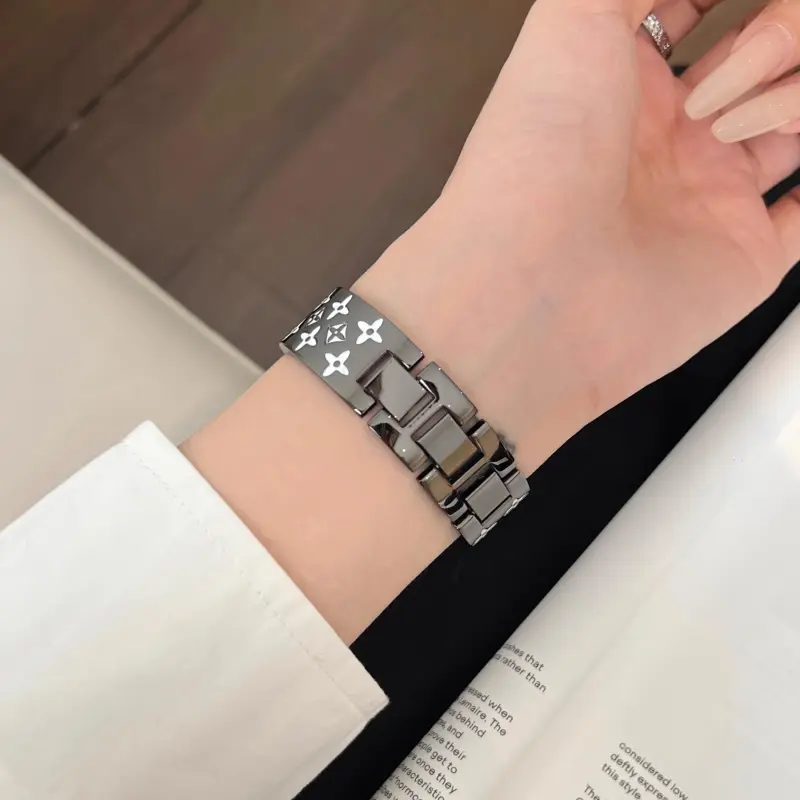 KVZUVUU Watch Band Apple Compatibility Metal-23