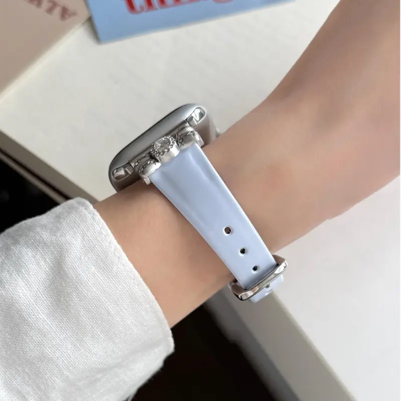 KVZUVUU Watch Band Apple Compatibility Cowhide Leather Material-15