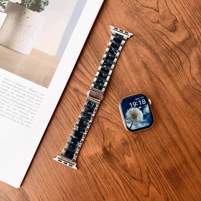 KVZUVUU Apple Compatibility Watch Band Metal-37
