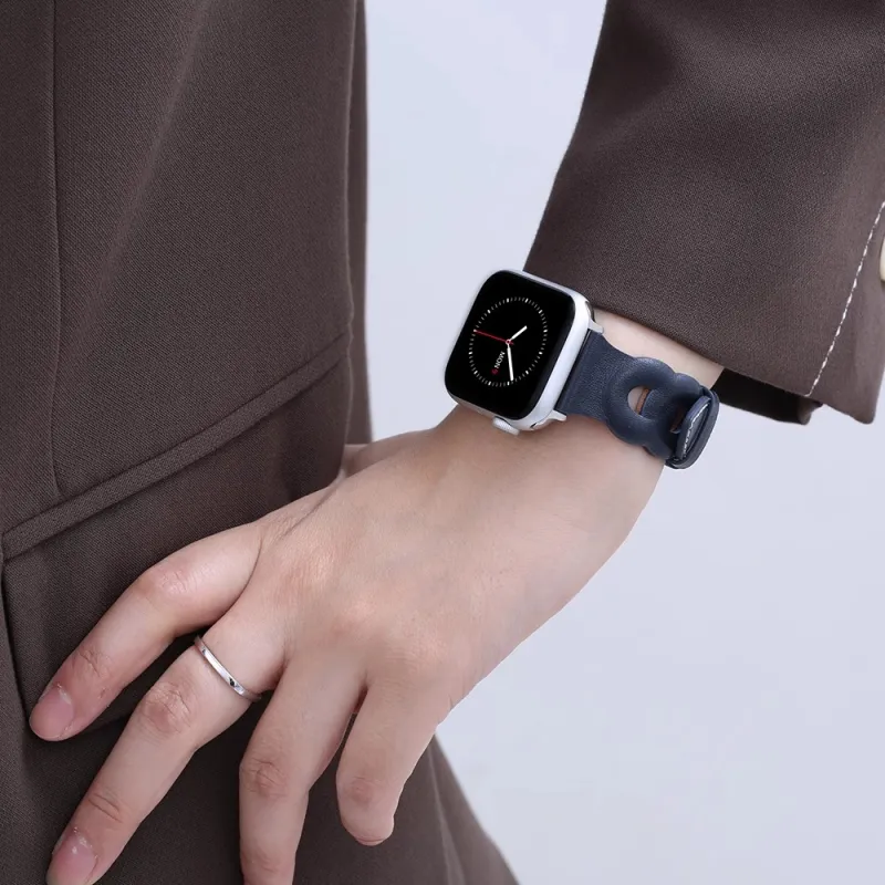 KVZUVUU Apple Compatibility Watch Band Metal-5