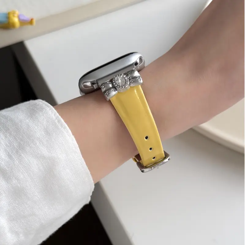 KVZUVUU Watch Band Apple Compatibility Cowhide Leather Material-10