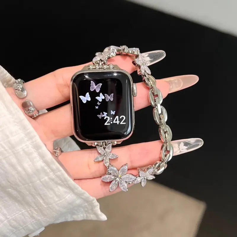 KVZUVUU Watch Band Apple Compatibility Metal-27