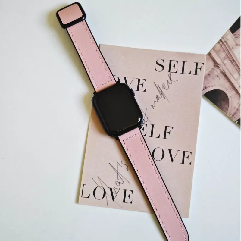 KVZUVUU Apple Compatibility Watch Band Cowhide Leather Material-7