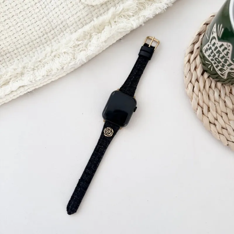 KVZUVUU Apple Compatibility Watch Band Fabric Material-1