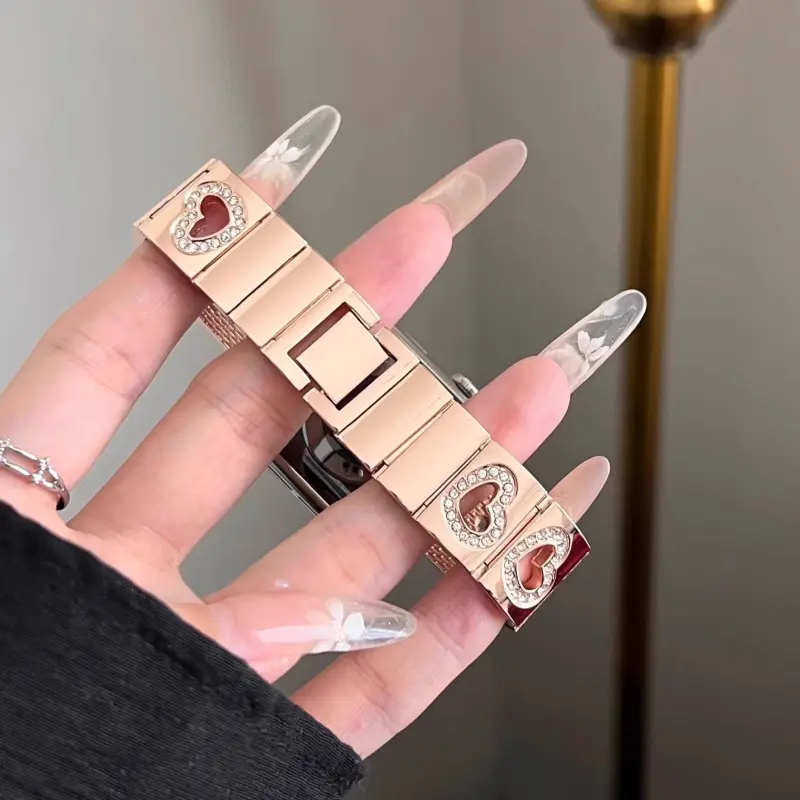KVZUVUU Watch Band Apple Compatibility Metal-3