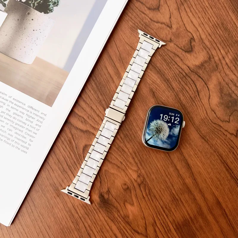 KVZUVUU Apple Compatibility Watch Band Metal-21