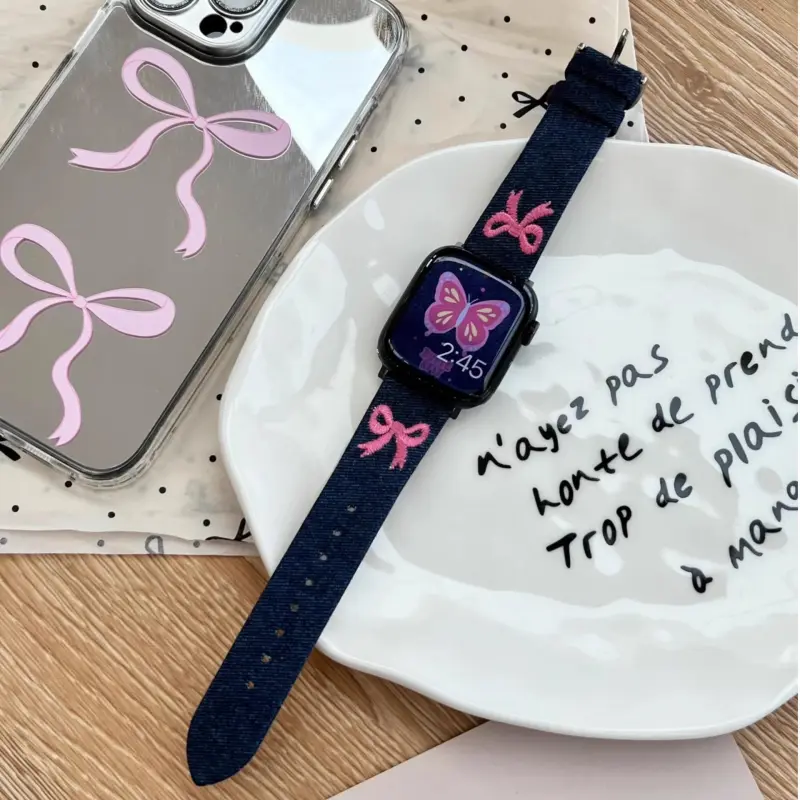 KVZUVUU Watch Band Apple Compatibility Metal-14