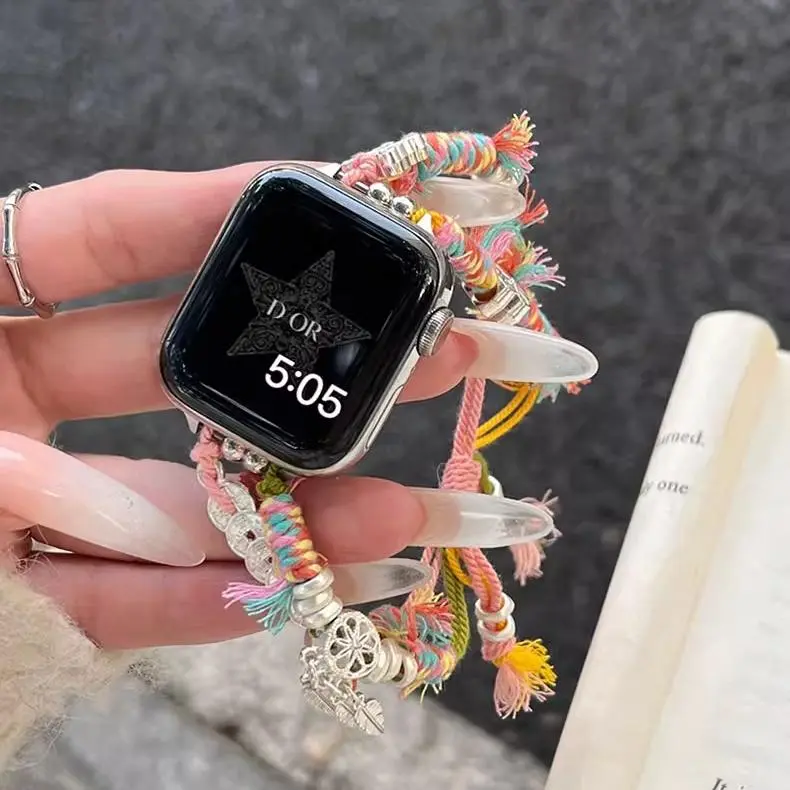 KVZUVUU Watch Band Apple Compatibility Metal-4
