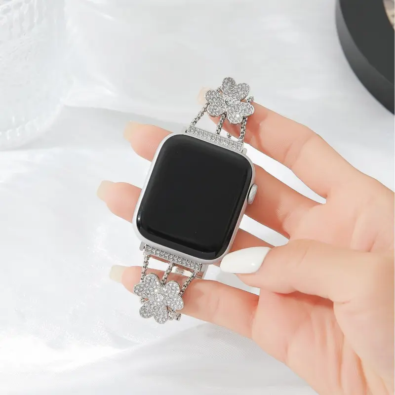 KVZUVUU Apple Compatibility Watch Band Metal-1