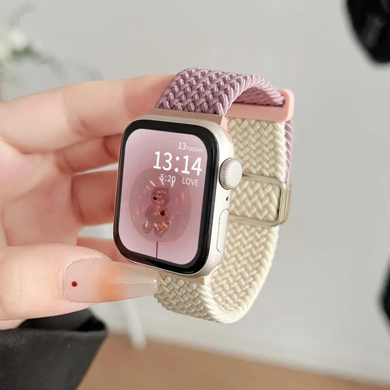KVZUVUU Apple Compatibility Watch Band Nylon Material-10