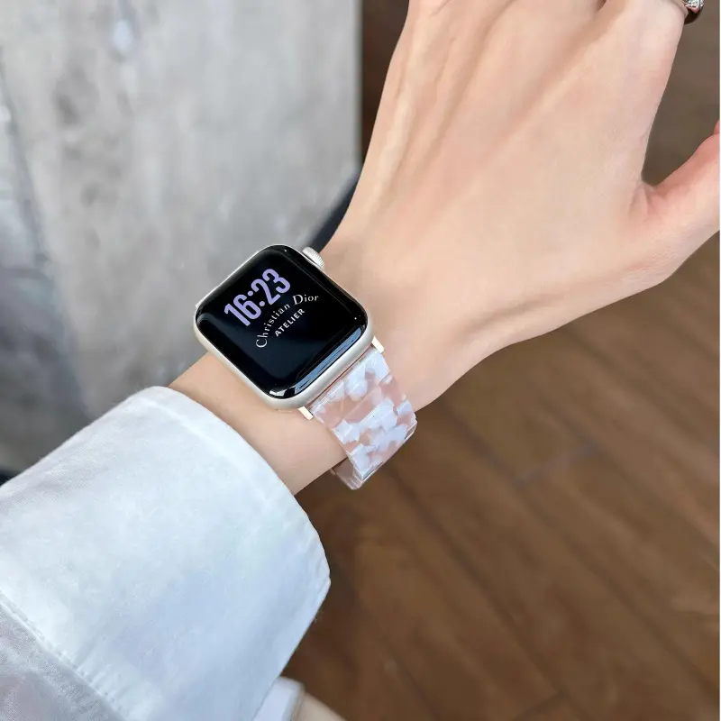 KVZUVUU Apple Compatibility Watch Band Resin Material-10