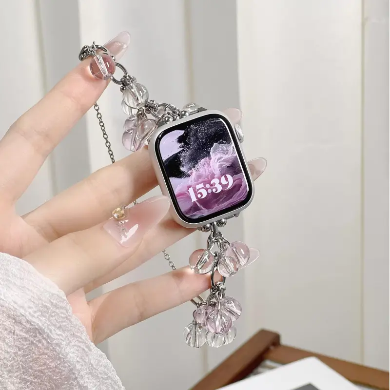 KVZUVUU Apple Compatibility Watch Band Metal-15