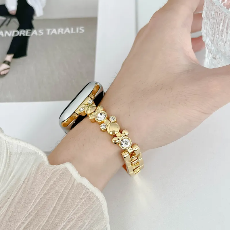 KVZUVUU Apple Compatibility Watch Band Metal-8