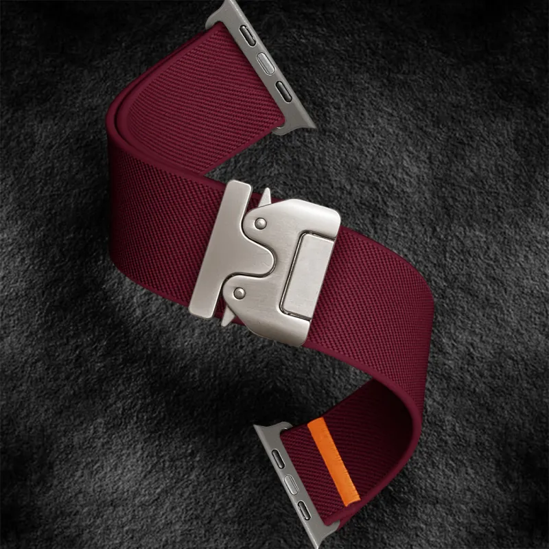 KVZUVUU Apple Compatibility Watch Band Nylon Material-11