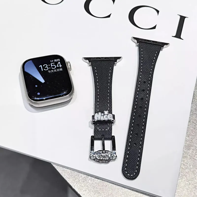 KVZUVUU Apple Compatibility Watch Band Canvas Material-5