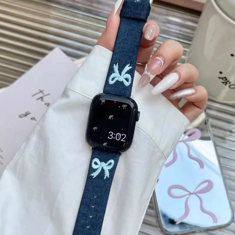 KVZUVUU Watch Band Apple Compatibility Metal-10