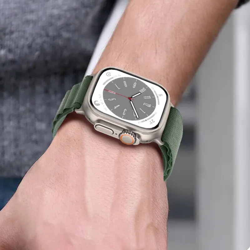 KVZUVUU Apple Compatibility Watch Band Nylon Material-9