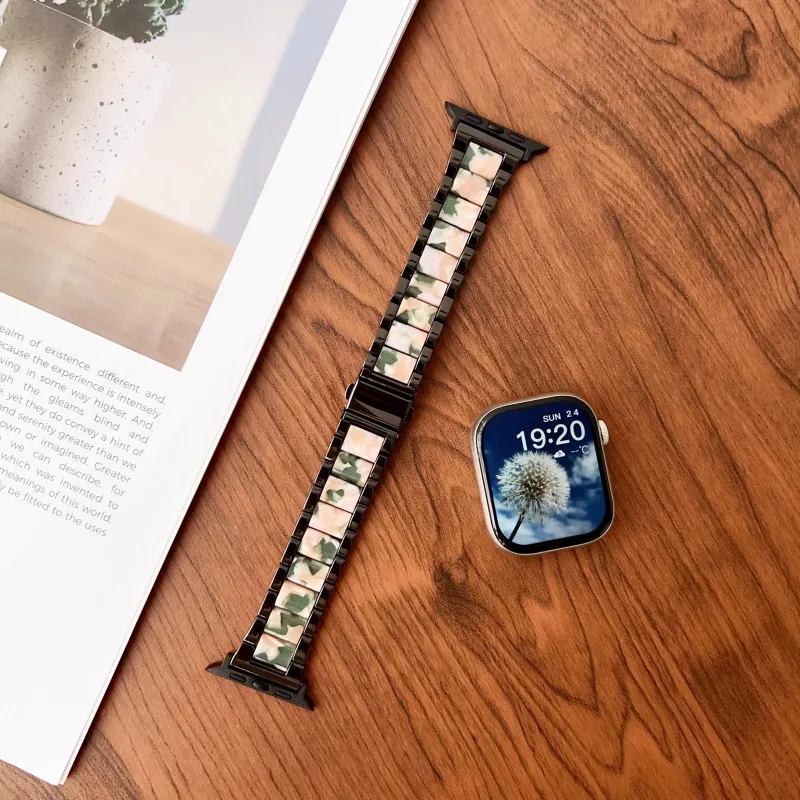 KVZUVUU Apple Compatibility Watch Band Metal-9
