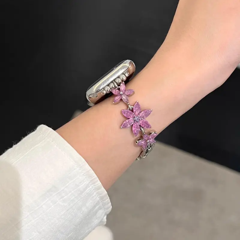 KVZUVUU Watch Band Apple Compatibility Metal-30