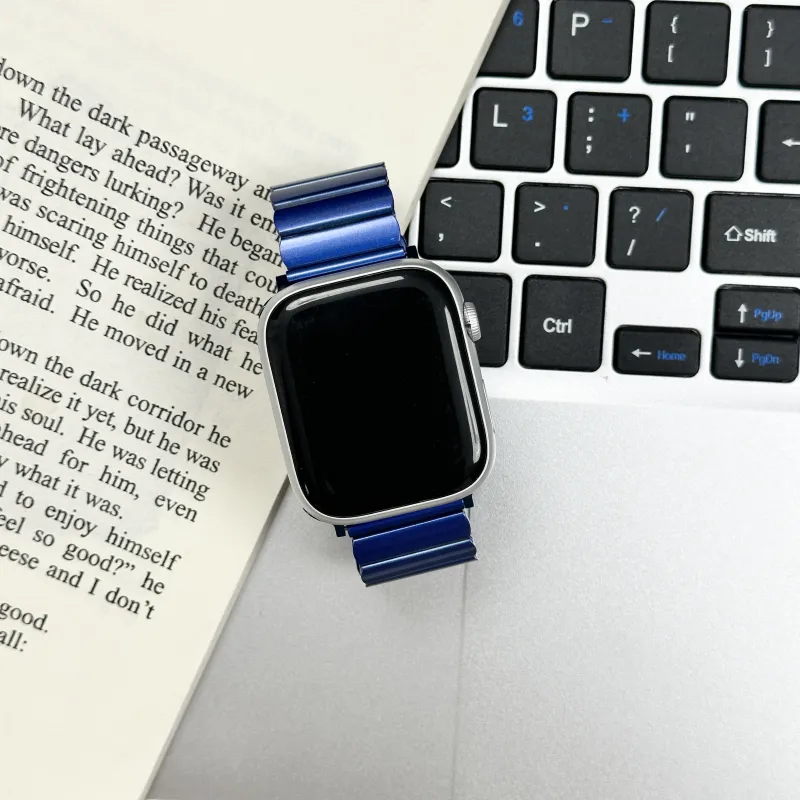 KVZUVUU Apple Compatibility Watch Band Metal-3