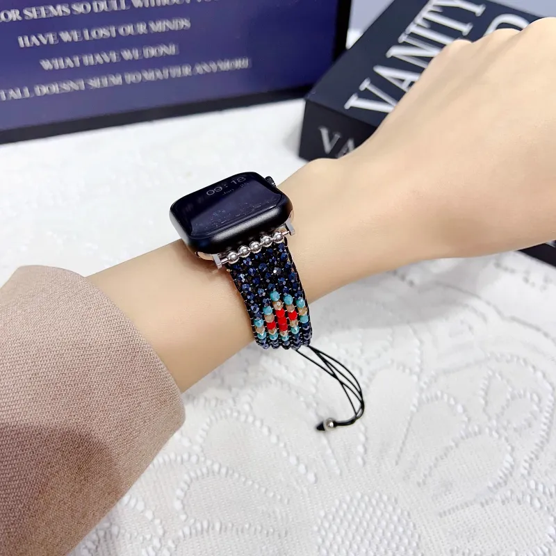 KVZUVUU Apple Compatibility Watch Band Fabric Material-1