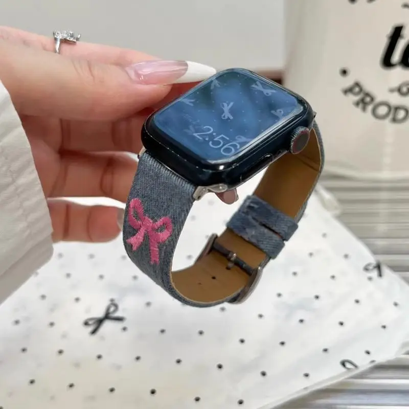 KVZUVUU Watch Band Apple Compatibility Metal-5
