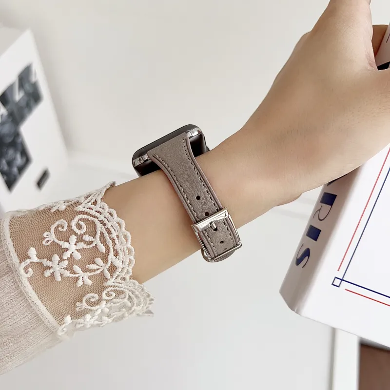 KVZUVUU Apple Compatibility Watch Band Leather-10