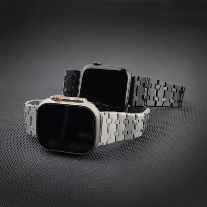 KVZUVUU Apple Compatibility Watch Band Metal-2