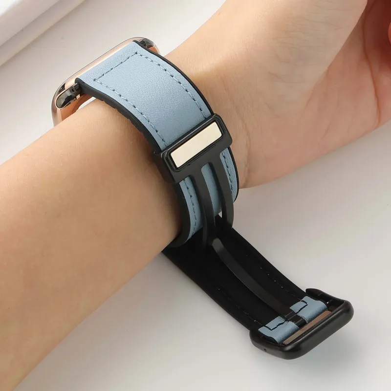 KVZUVUU Apple Compatibility Watch Band Cowhide Leather Material-18