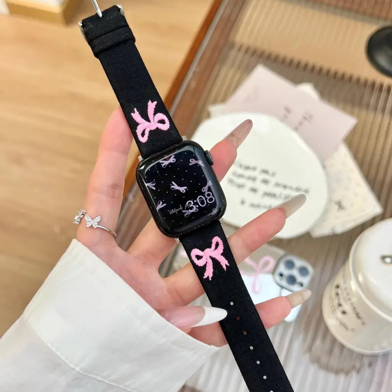 KVZUVUU Watch Band Apple Compatibility Metal-17